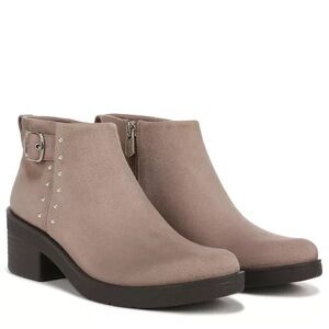 BZees Women's Comfort Fahion Ankle Boots- Latte Taupe Size 8